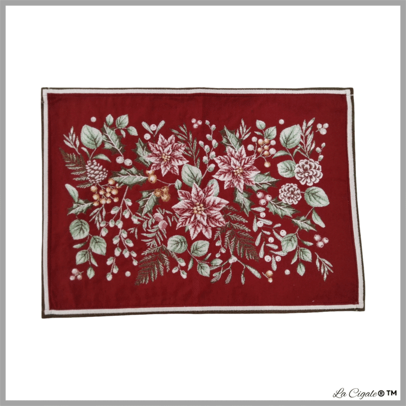 Fleur de Noel Tapestry Placemat