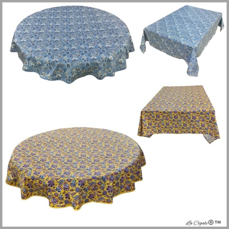 Arles Allover Acrylic-coated Tablecloth