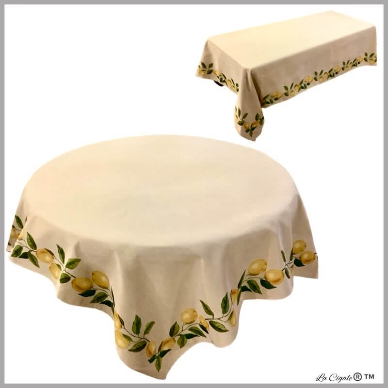 Bonito Citron Tablecloth