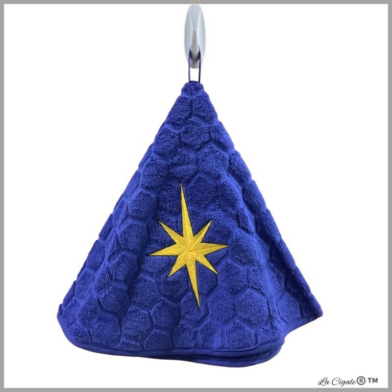 Bethlehem Star Round Terrycloth Towel
