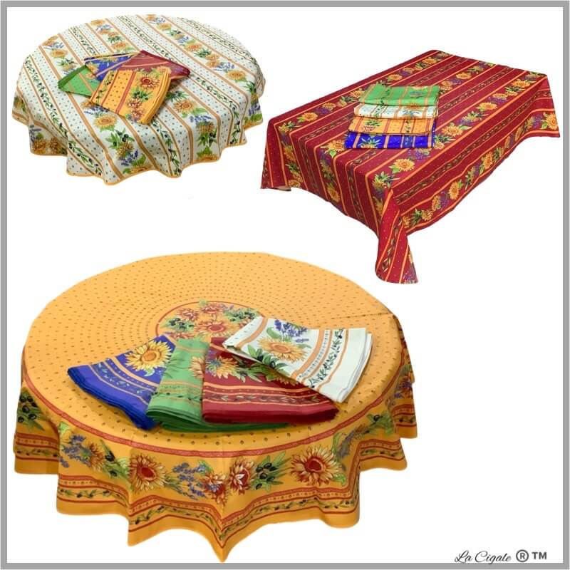 Provence Acrylic-coated Tablecloth