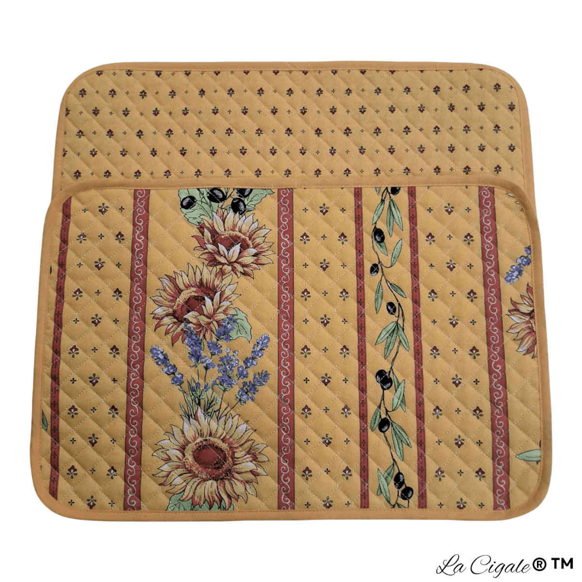 Provence Yellow Cotton Print Placemat