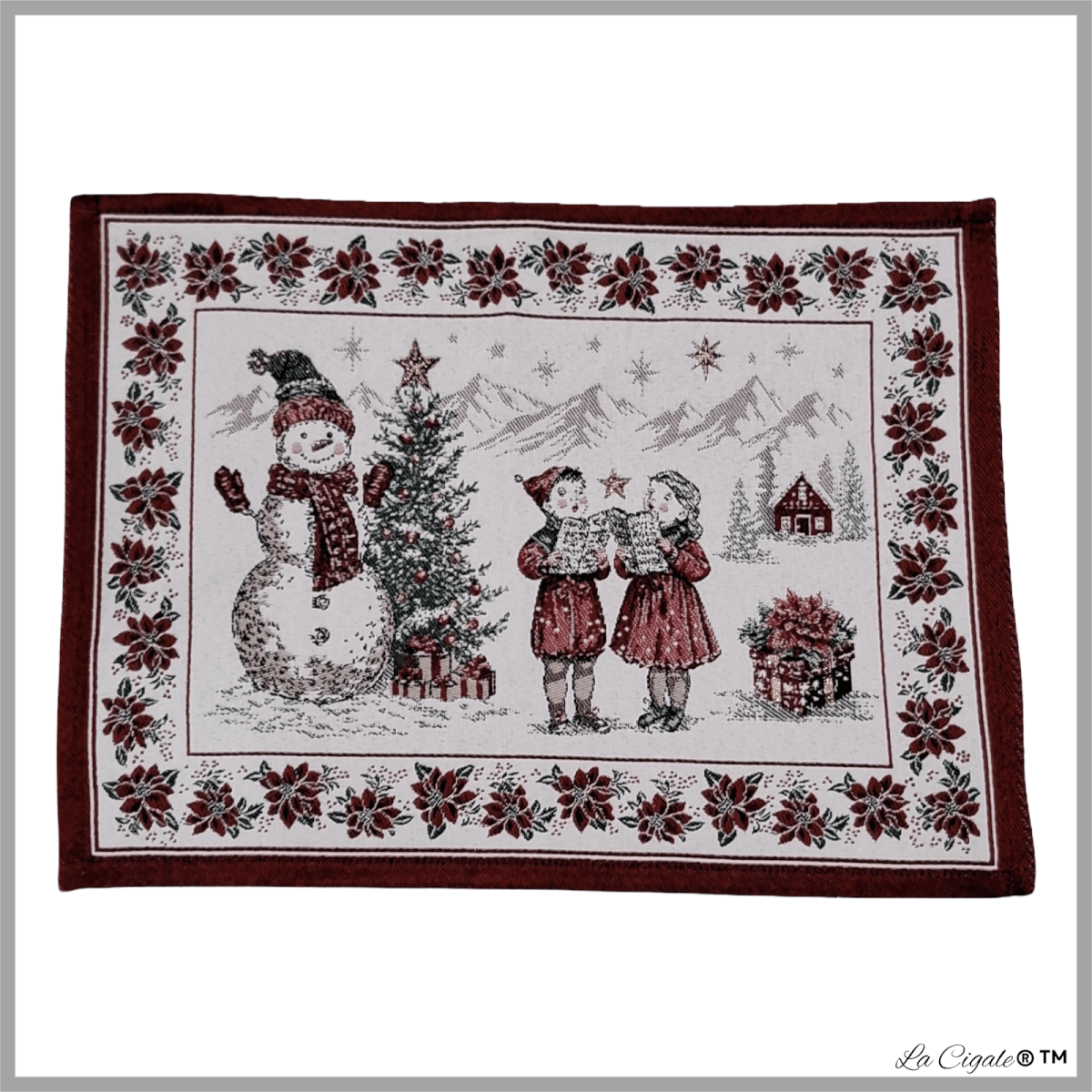 Alsace Christmas Chorale Tapestry Placemat