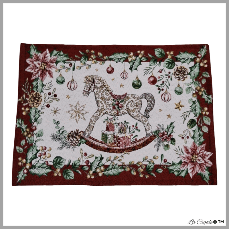Rocking Horse Tapestry Placemat