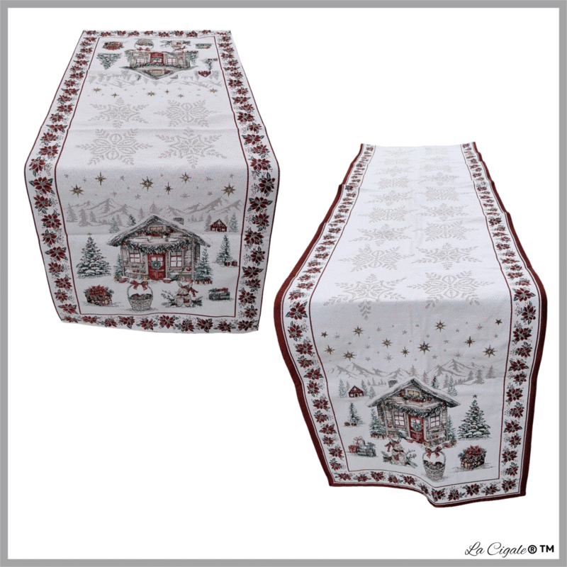 Alsace Christmas Tapestry Runner