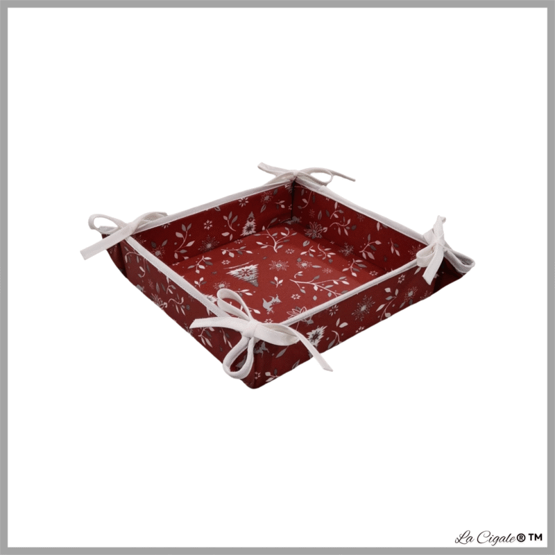 Alpine Reindeer Red Basket