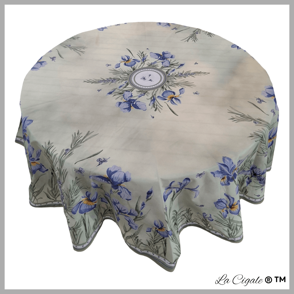 Iris Acrylic-coated Tablecloth - Image 2
